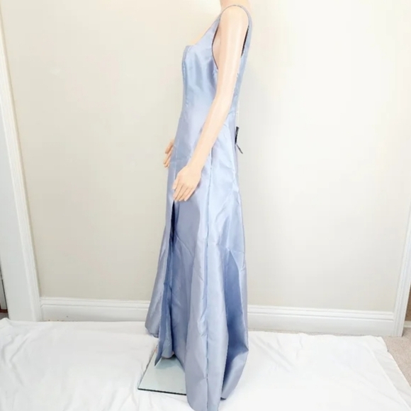 Alfred Sung Sleeveless Square-Neck Princess Line Gown Size 8 - Picture 5 of 12